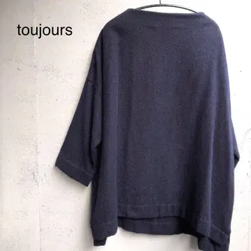 toujours 알파카 판초 울 풀오버