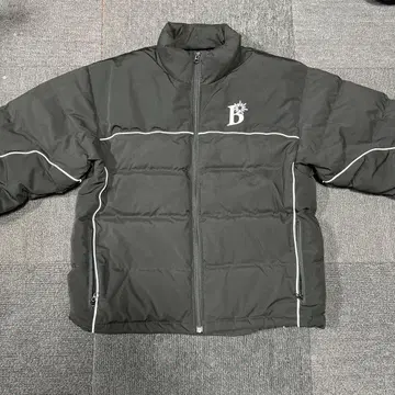 BoTT B 로고 다운 자켓 블랙