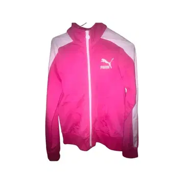 PUMA 핑크 풀 지퍼 자켓