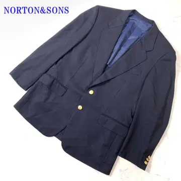 노튼앤선즈 네이비 블레이저 테일러드 자켓 네이비 울 C4665