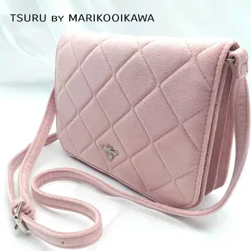 TSURU by Mariko Oikawa 숄더백 핑크 벨로아