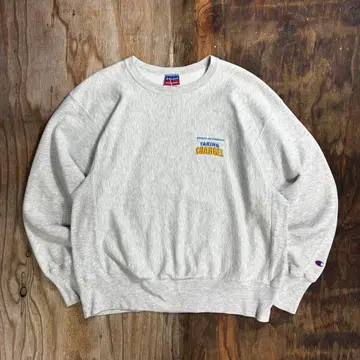 90s Champion 리버스 위브 멜란지 그레이 기업 VINTAGE