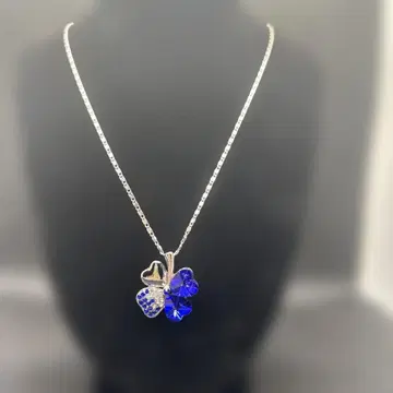 스와로브스키 크리스탈 클로버 목걸이