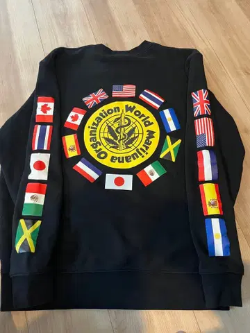 재패니즈 마게니즈 국기 디자인 맨투맨 L