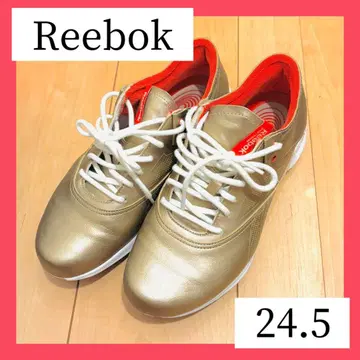 Reebok 스니커즈 24.5 골드/레드
