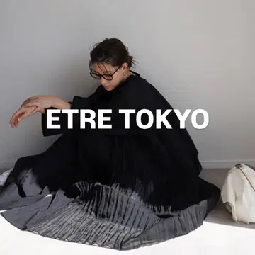 4 [새상품급] ETRE TOKYO 시어 사이드 플리츠 원피스