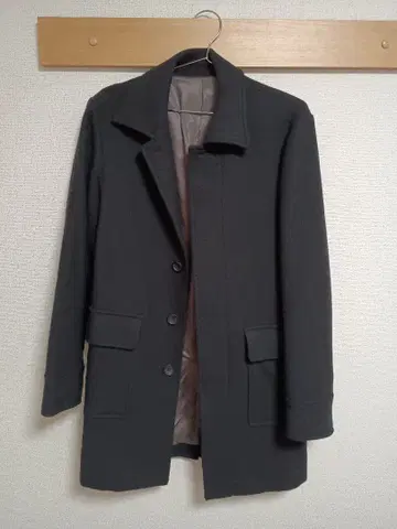 Magine 마진 블랙 체스터 코트 사이즈 44