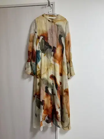 AMERI VINTAGE AMELIA INK ART DRESS 사이즈 S