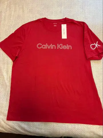 Calvin Klein 레드 T셔츠 XL