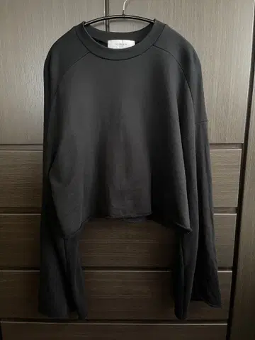 LE CIEL BLEU 블랙 크롭 트레이닝복 36