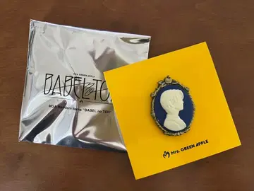 rs. GREEN APPLE 바벨탑 카메오 핀즈 C&스티커 세트 A