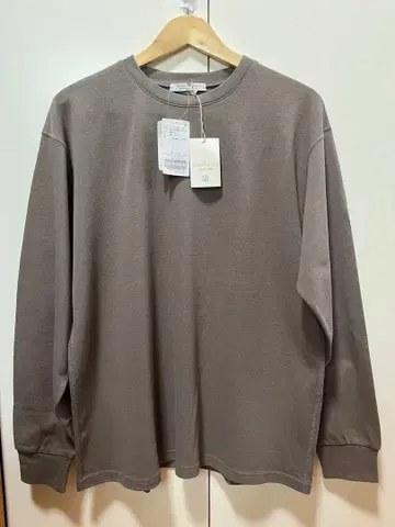 JOURNAL STANDARD 헴프 혼방 티셔츠 택 포함 긴팔 브라운