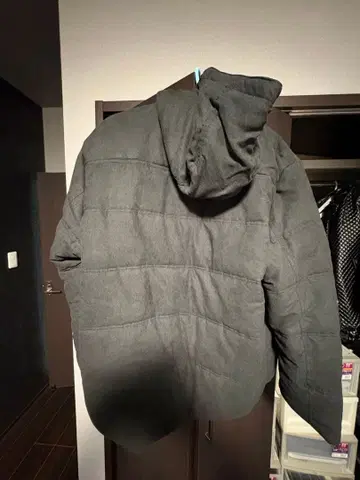 블랙 다운 자켓 사이즈 4L