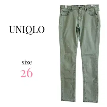 유니클로 [26] 컬러 스키니 핏 스트레이트 데님 팬츠