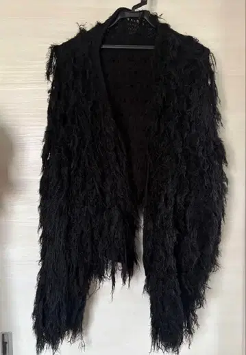 JEANASIS 루프 가디건 블랙