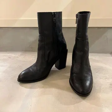 천연 가죽 부츠