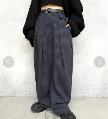 WHO'S WHO gallery HINT 2턱 와이드 슬랙스