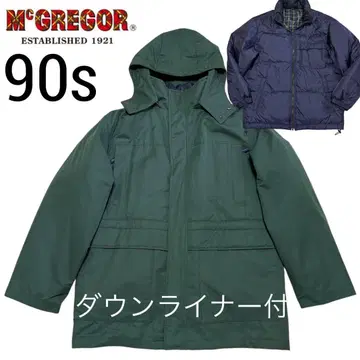 90s 고품질 맥레거 다운 라이너 부착 마운틴 파카 후드 탈부착 가능