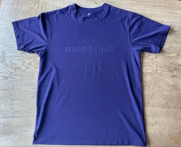 새상품급 mont-bell WIC.T 엠보싱 로고 기능성 T셔츠