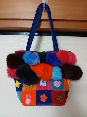 토끼님 꽃 퍼 백