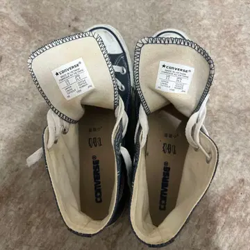 CONVERSE 네이비 하이컷 스니커즈 US5.5