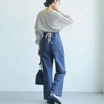 coca 코카 하이웨스트 레이스업 데님