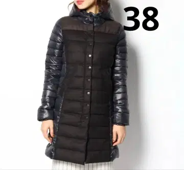 DUVETICA CENEO 체크 울 롱 다운