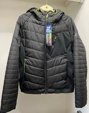 TULTEX/미사용/충전솜 후드티 자켓/블랙/ 사이즈 M