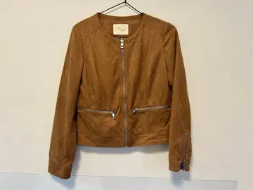 브라운 스웨이드 자켓 S 사이즈