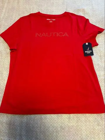 NAUTICA 반팔 T셔츠 M 사이즈 레드