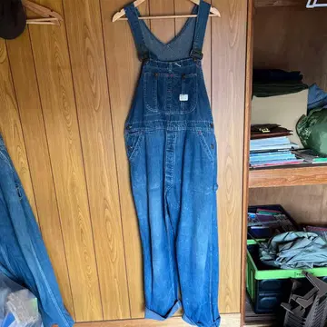 빅맥 데님 오버롤