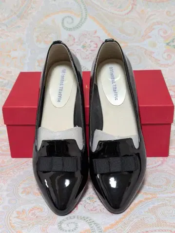 새상품급 Oriental Traffic 레인 펌프스 리본 37 우천 겸용