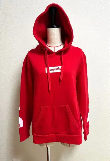 레드 후드티 M 사이즈