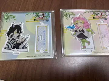 귀멸의 칼날 난자타운 이구로 오바나이 칸로지 미츠리 아크릴 스탠드 세트