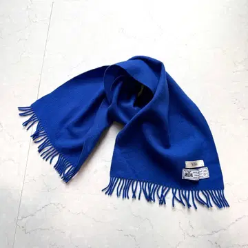 Y's bis 야우지 야마모토 머플러 블루 울