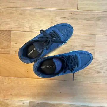 MID FOOT 메쉬 워킹화 (네이비) 24.5cm