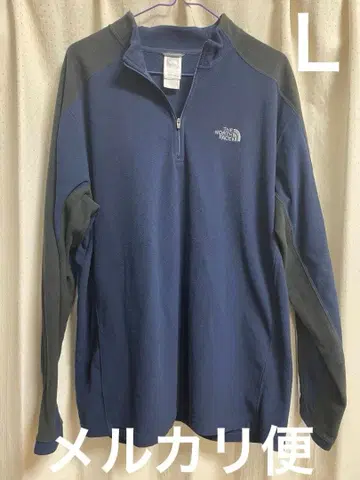 THE NORTH FACE TKA100 하프 지퍼 플리스 파랑 L 사이즈