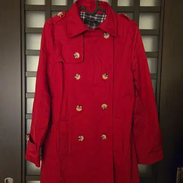 FOGGIA 트렌치코트 레드