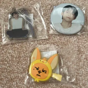 txt 캡슐 토이 영준 캔뱃지 팬춘 헤어 클립