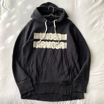 [언더아머] 후드 맨투맨 프론트 로고 사이드 포켓 있음 면 혼방 LG