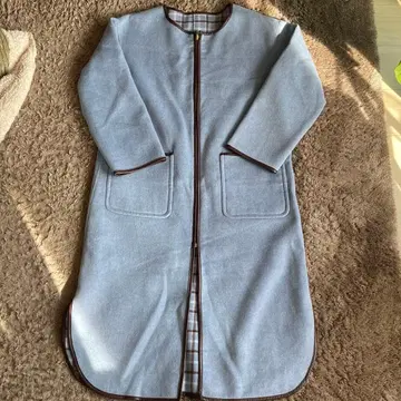 Andemiu 안데뮤 자켓 노카라 자켓 블루