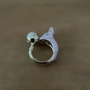 ANNA SUI 토끼 핑크 반지