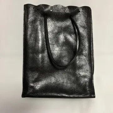 furl a 블랙 가죽 백 이탈리아제