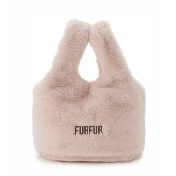 FURFUR 에코 퍼 마켓 백 핑크 즉시 구매자만 약간의 가격 인하 가능