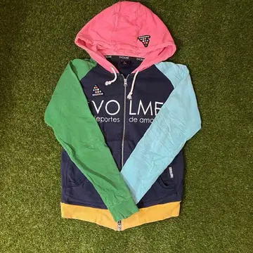 SVOLME 컬러풀 지퍼 후드티