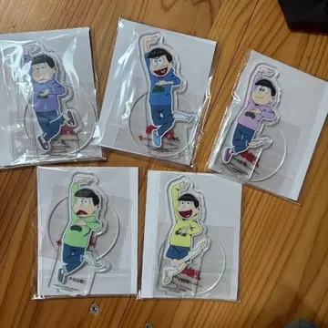 오소마츠 6쌍둥이 헌혈 아크릴 스탠드 규슈 5종 세트