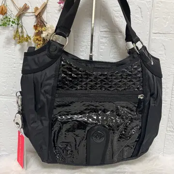 80 [미사용 새상품] 키플링 KIPLING 토트백 블랙 에나멜