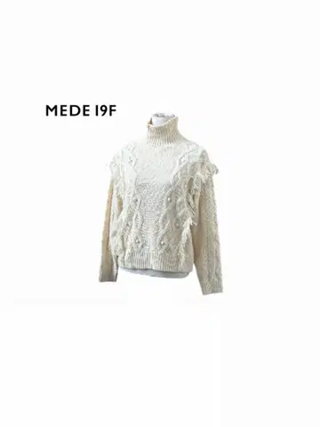 MEDE 19F 메데쥬큐 프린지 터틀넥 니트 스웨터