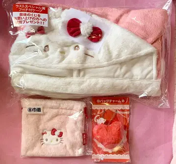 산리오 복권 헬로키티 라스트 원 후드 부착 케이프 복조리 백참