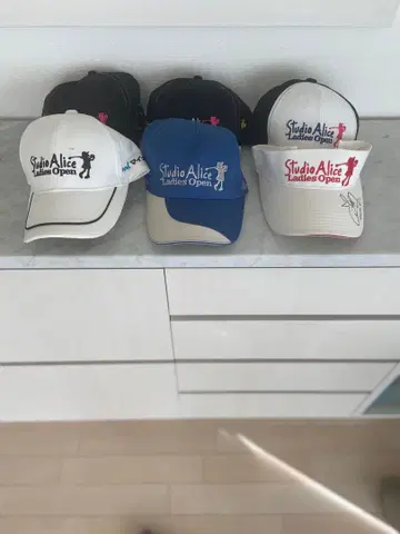 스튜디오 앨리스 레이디스 오픈 기념 캡 6종
